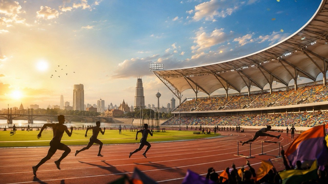 Athletics stadium in Ahmedabad set to host the 2030 Commonwealth Games centenary edition with 17 sports