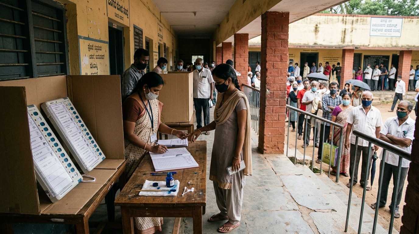 Illustrative image for the story: Bengaluru Votes At Last: Five-Corporation GBA Polls Break An 11-Year Civic Drought