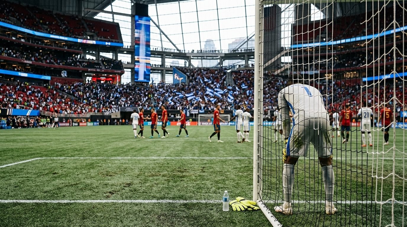 Illustrative image for the story: World Cup debutants Cape Verde stun Spain with goalless draw in Atlanta