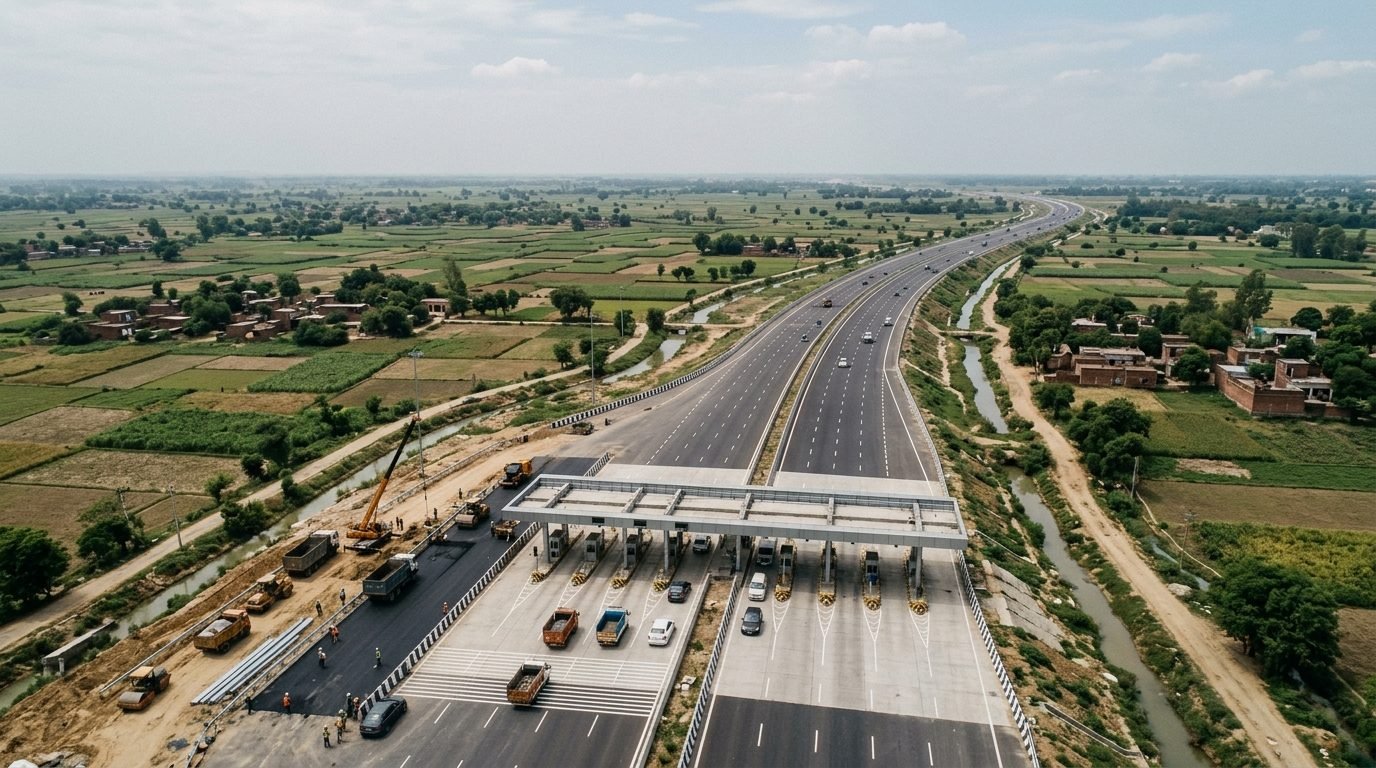 Illustrative image for the story: Delhi-Kolkata Six-Lane Corridor Nears Completion as Highway Push Accelerates