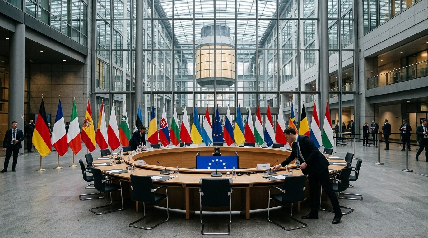 Illustrative image for the story: EU Leaders Gather In Brussels For Budget, Ukraine And US Trade Showdown
