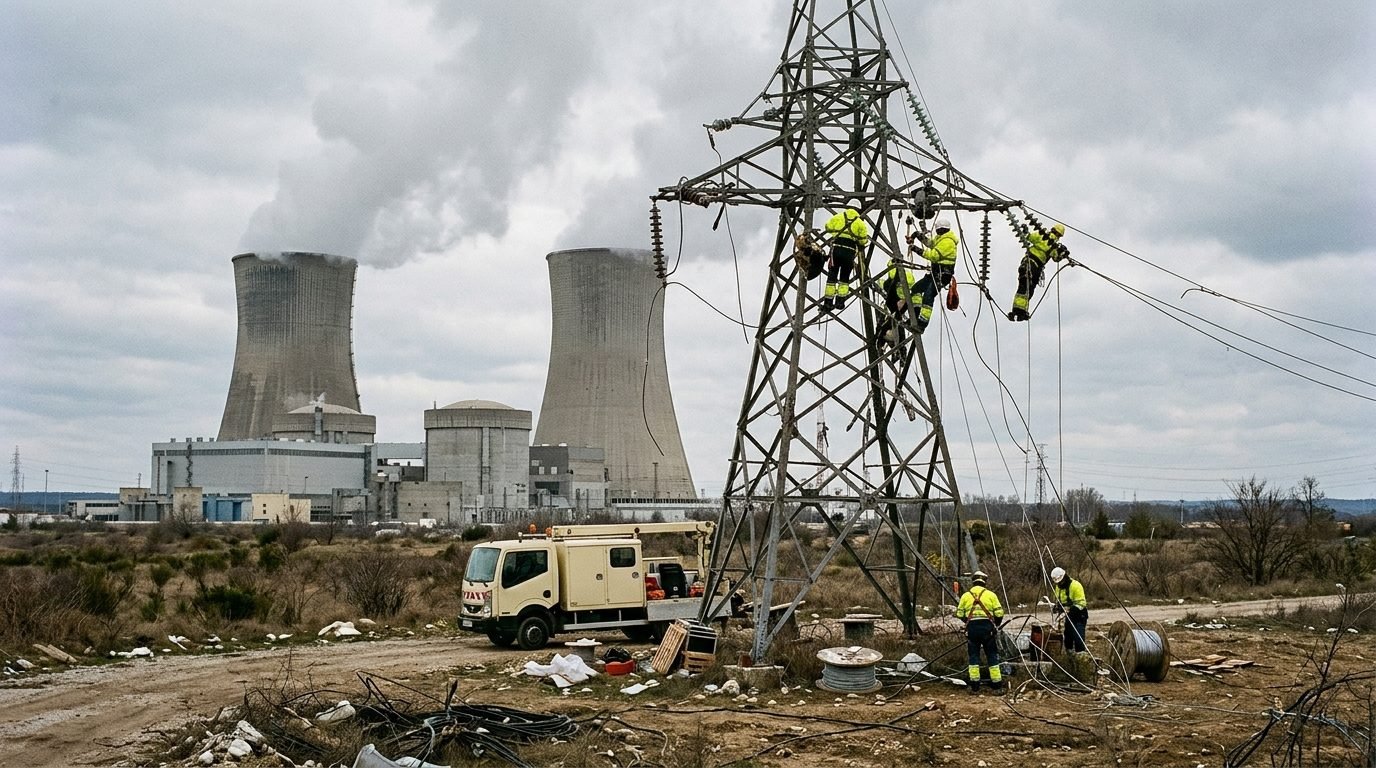 Illustrative image for the story: IAEA Brokers Rare Battlefield Truce to Repair Zaporizhzhia Power Line