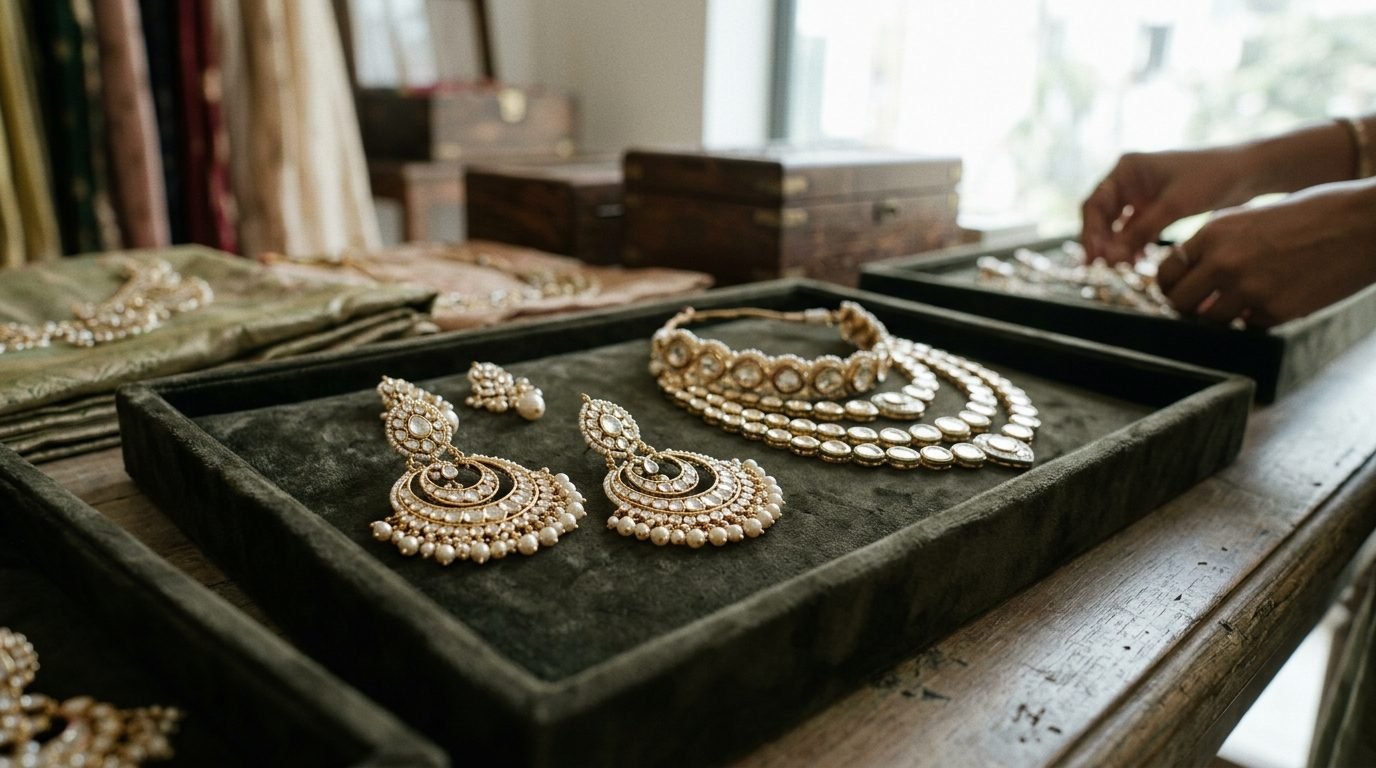 Illustrative image for the story: Lighter, Louder, Worn Again: India's 2026 Bridal Jewellery Rethink