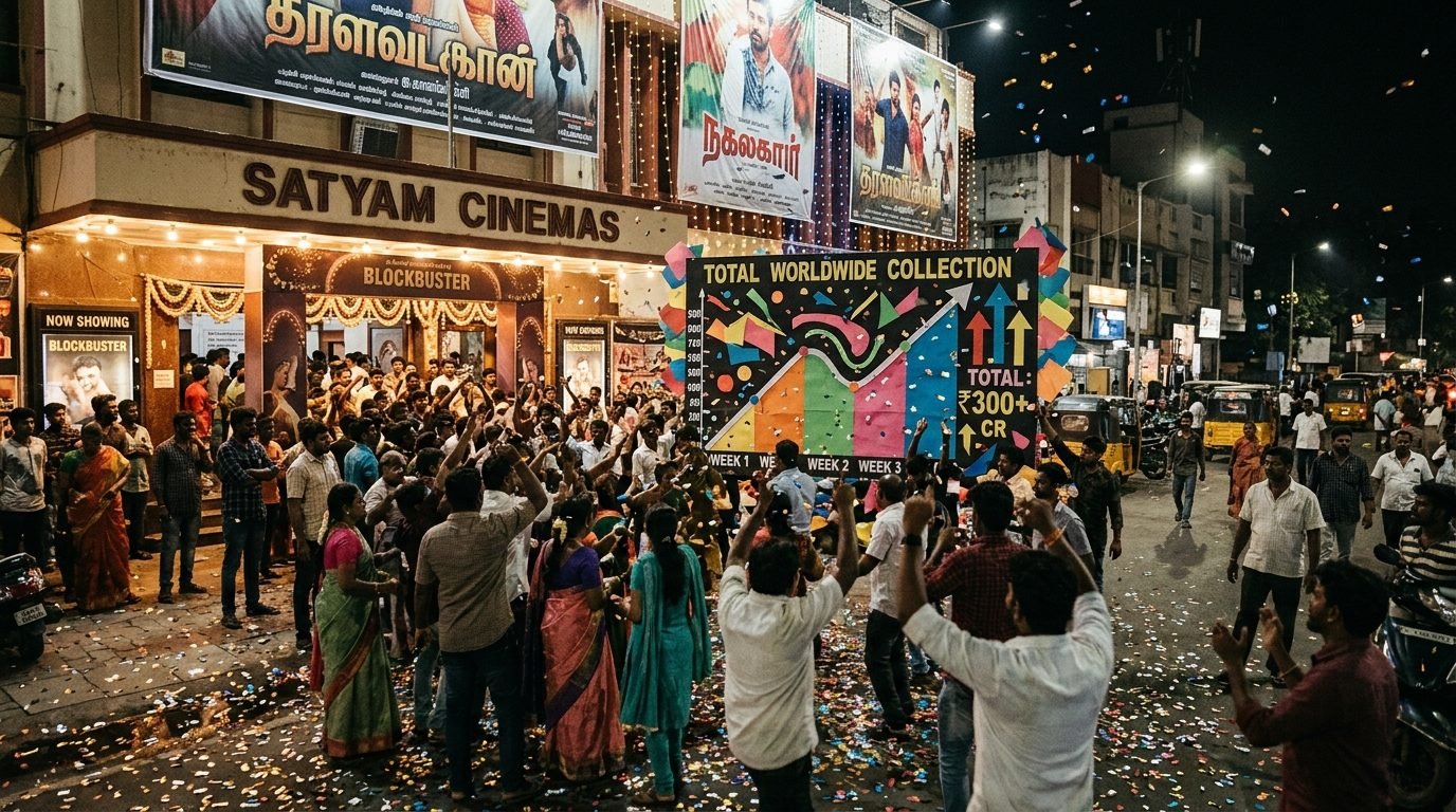 Jana Nayagan Crosses ₹300 Crore Worldwide Despite a Midweek Drop