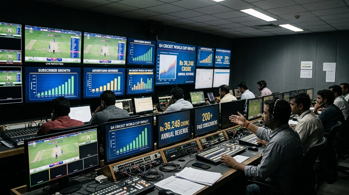 Illustrative image for the story: JioStar Posts Rs 36,248 Crore Year as Sports and Ads Power Streaming Surge