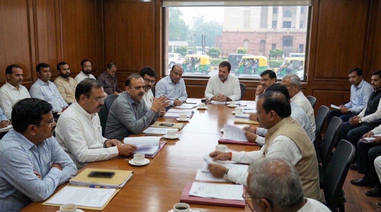 Karnataka BJP leaders in discussion as the party reviews cross-voting in the Legislative Council elections