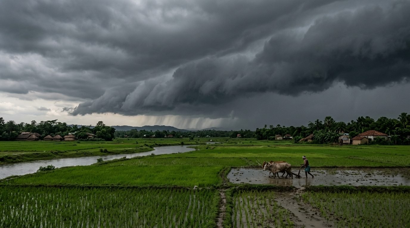 Illustrative image for the story: Monsoon advances across the country in June, but IMD warns of a below-normal season