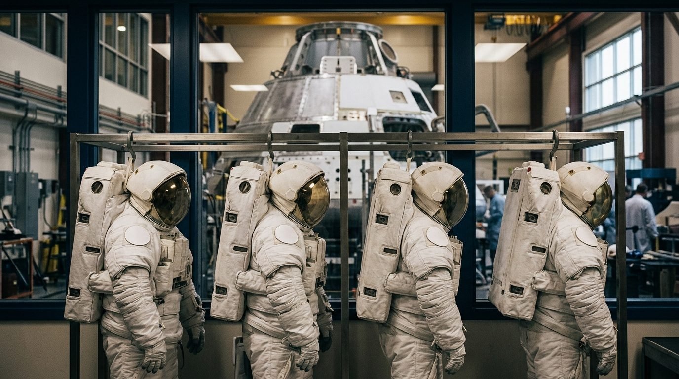 Illustrative image for the story: NASA names its Artemis III crew, with a record-holding astronaut among the four
