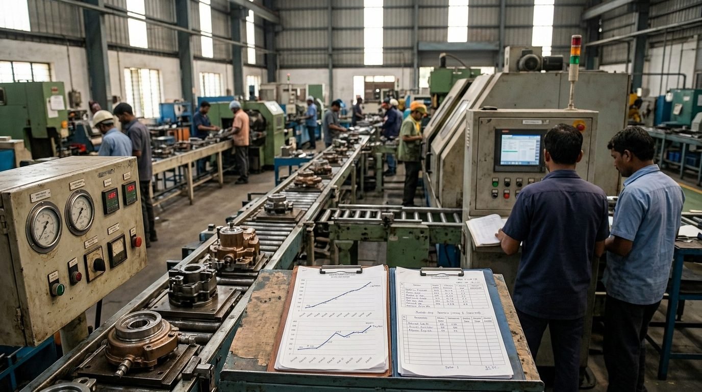 Illustrative image for the story: India unveils new industrial production index with 2022-23 base year; April output up 4.9%