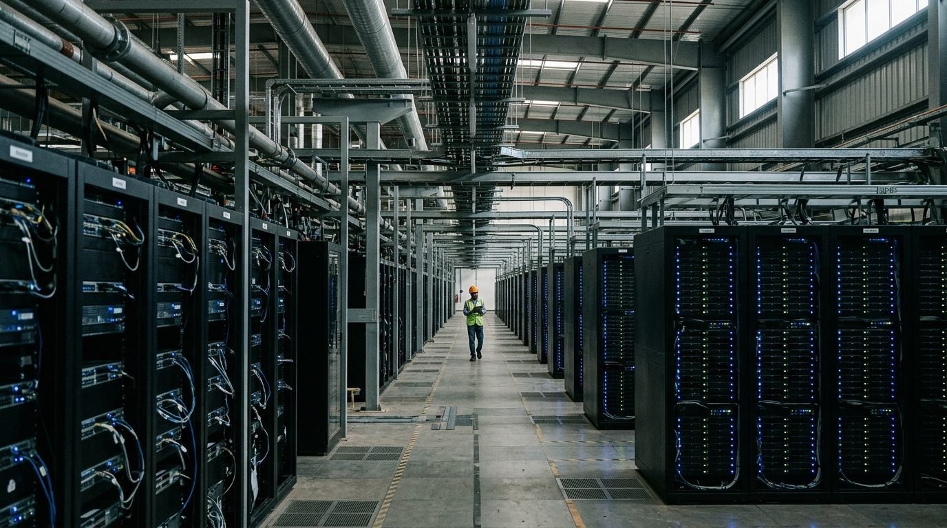 Illustrative image for the story: OpenAI Eyes Gigawatt-Scale India Data Centre As Local Users Cross 100 Million