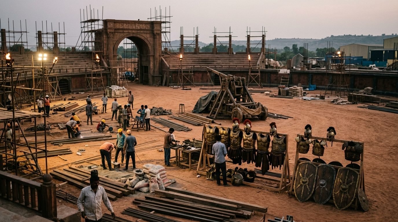 Illustrative image for the story: Raaka: Allu Arjun and Atlee's Fantasy Epic Builds Toward a Gladiator-Style First Glimpse