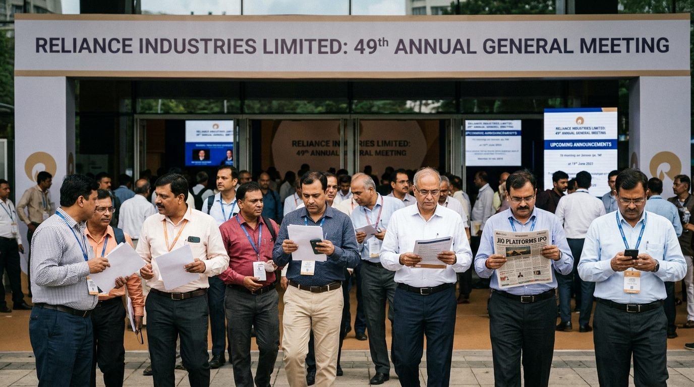 Illustrative image for the story: Reliance Gears Up For June 19 AGM As Jio Platforms IPO Hopes Build