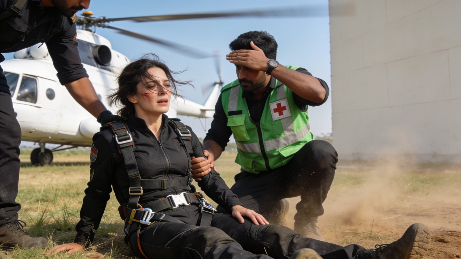 Illustrative image for the story: Rubina Dilaik’s Reported Medical Emergency During a KKK 15 Helicopter Stunt