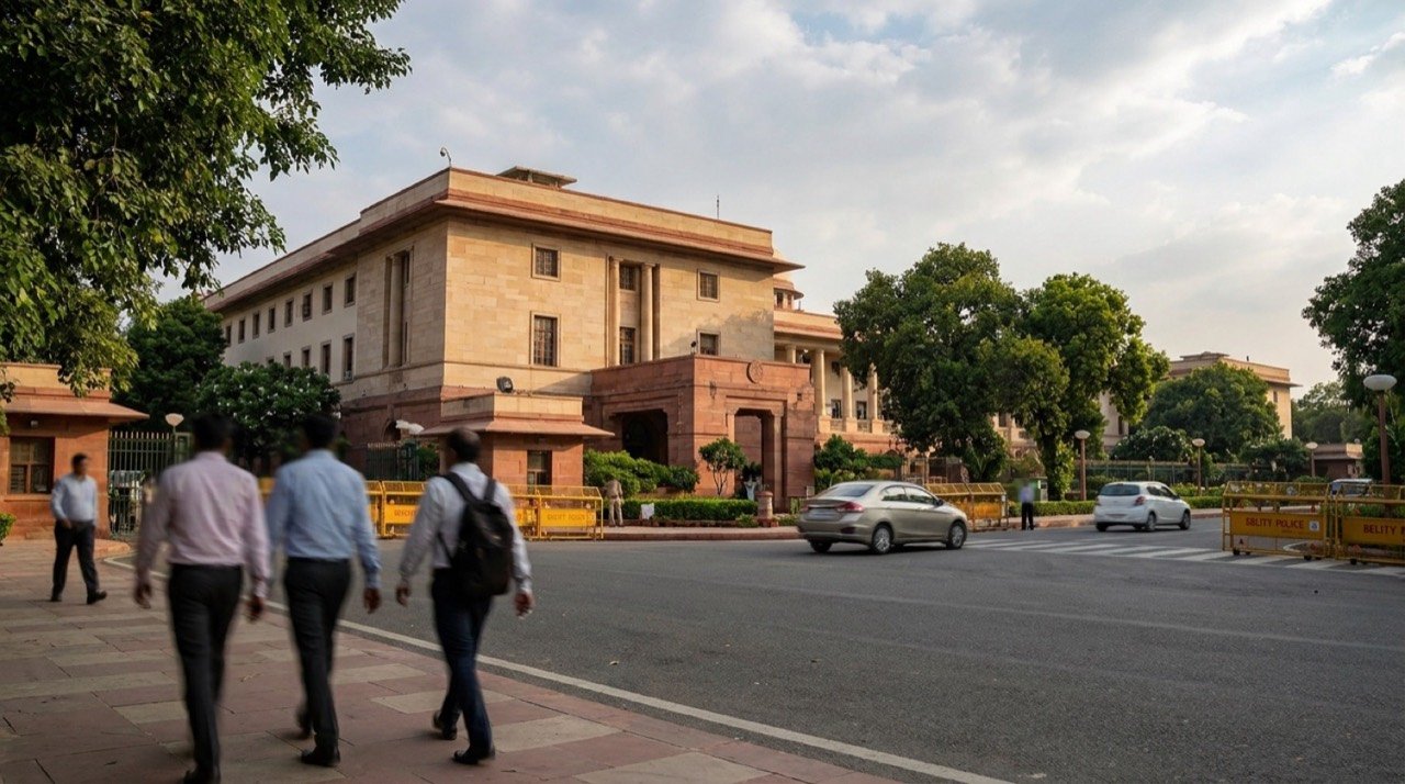 Supreme Court of India building in New Delhi where a notice was issued in the Zubeen Garg death case bail plea