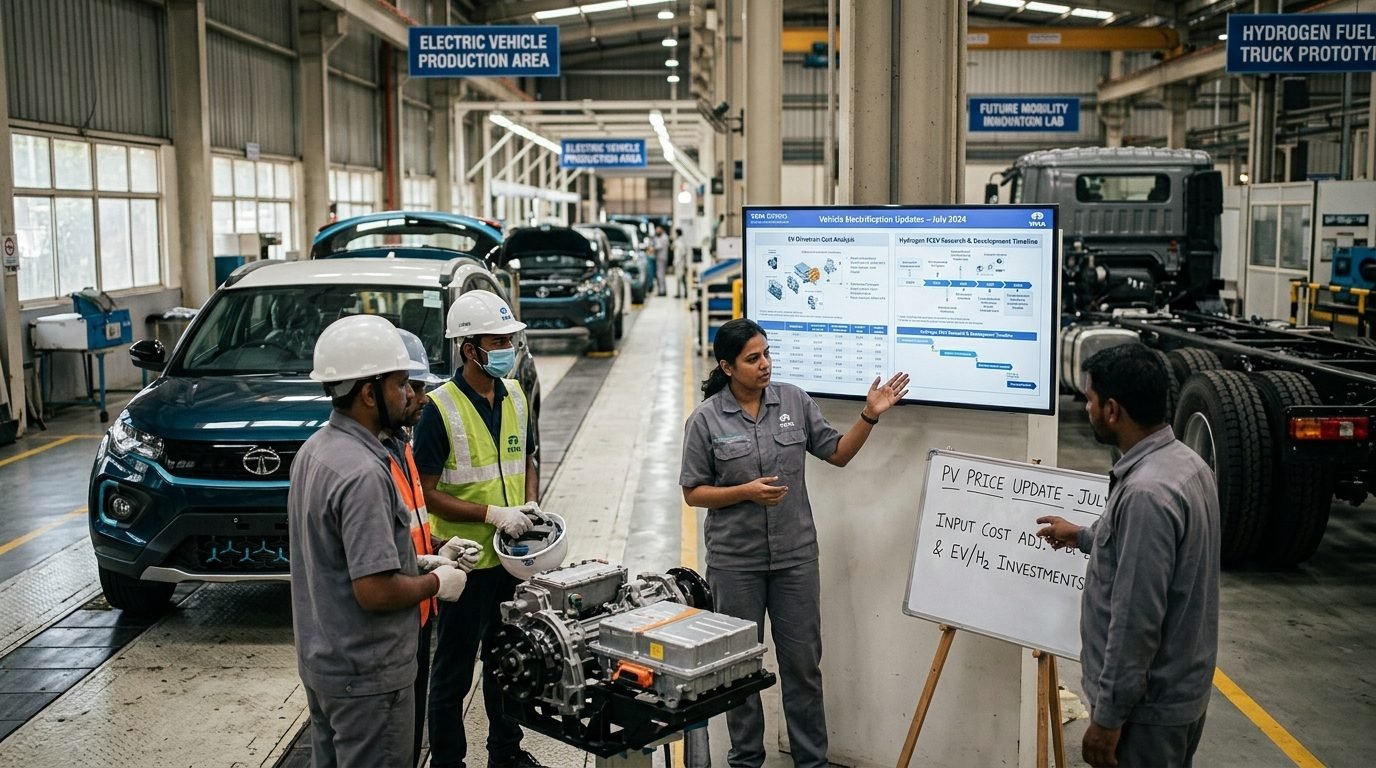 Illustrative image for the story: Tata Motors Lifts Prices From July, Doubles Down On EV And Hydrogen