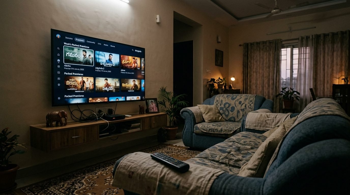 Illustrative image for the story: Telugu Streaming Heats Up With a Crowded Mid-June OTT Slate