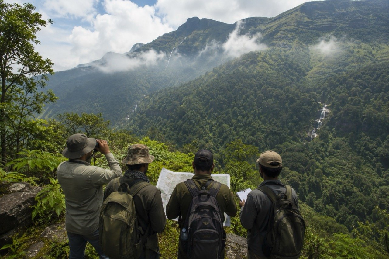 Misty forested ridges of the Western Ghats, an ecologically sensitive biodiversity hotspot under consideration for ESA notification